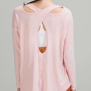 Lululemon Back Into It Long Sleeve Shirt Size 6/8